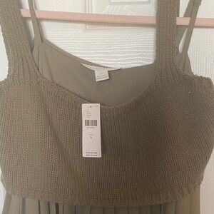 Chic Olive Knit Maxi Dress